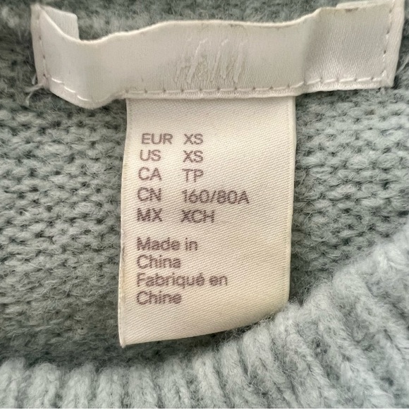 H&M Wool Blend Cloud Dancer Sweater Y2k - Picture 4 of 5